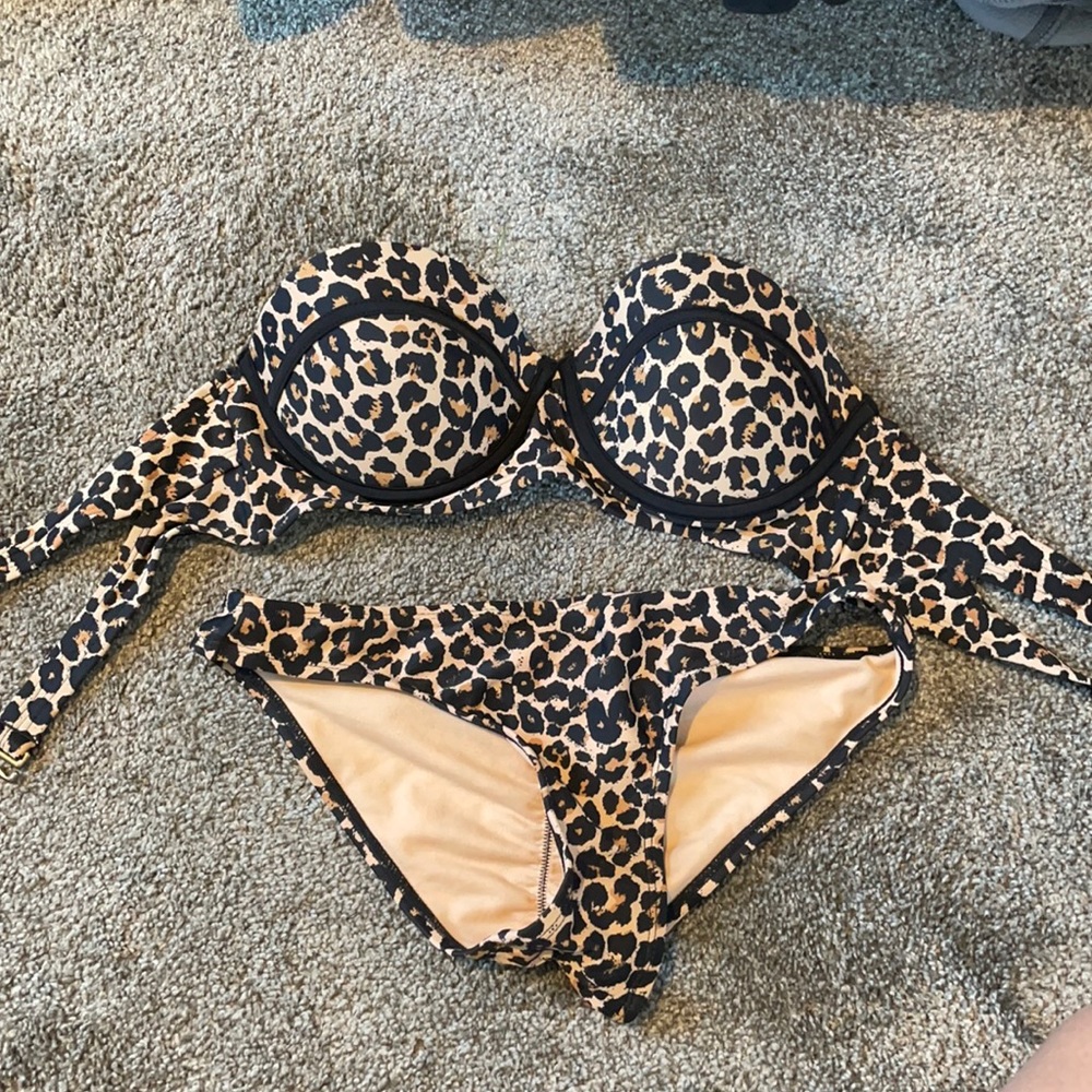 Cheetah print bikini